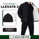 [Llevate 2 y Pagá 1] Campera Masculina Envox de Tela Impermeable con Interior Forrado